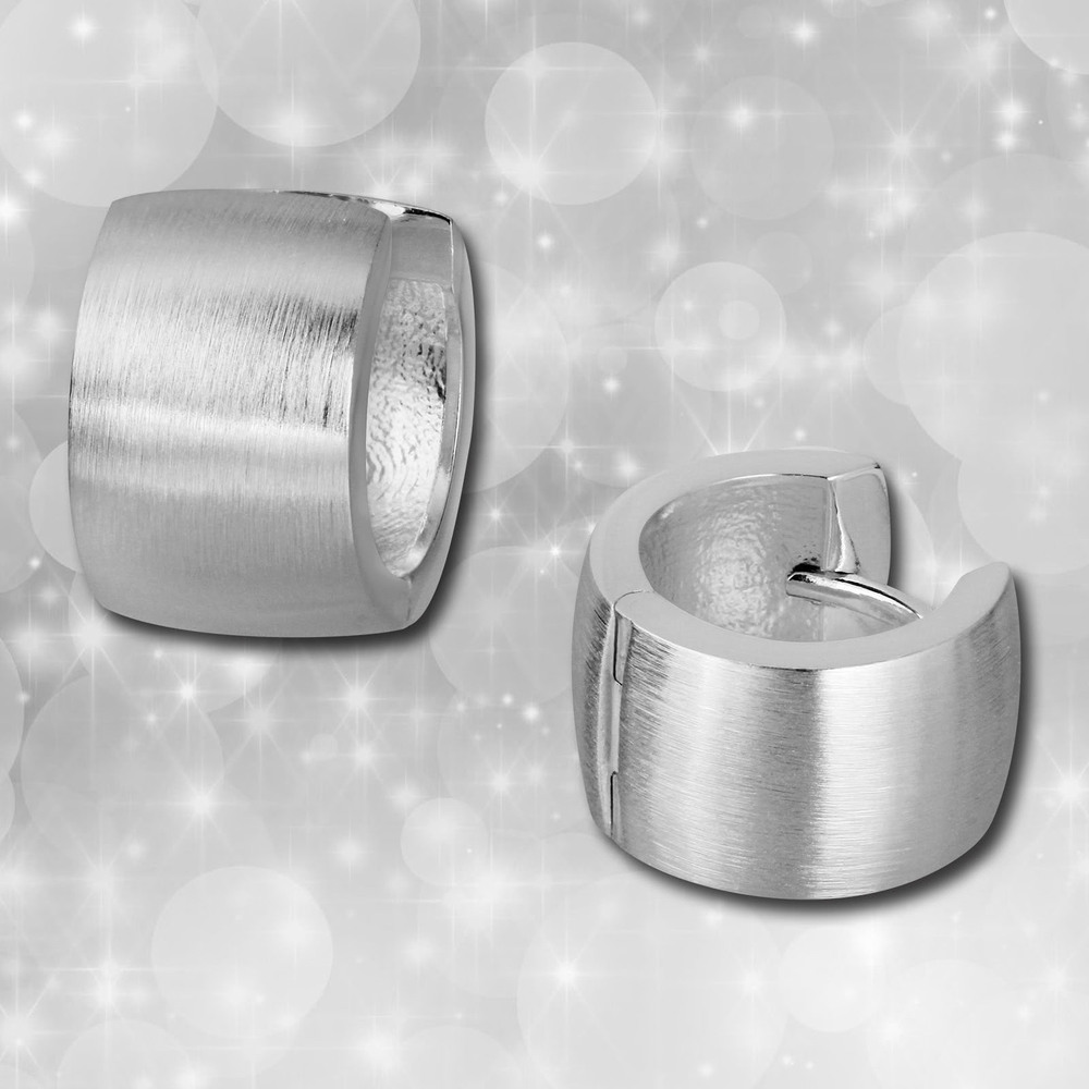 Silberdream Orecchini A Cerchio 13Mm Argento Sterlina Opaco Silberdream Orecchini A Cerchio 13Mm Argento Sterlina Opaco